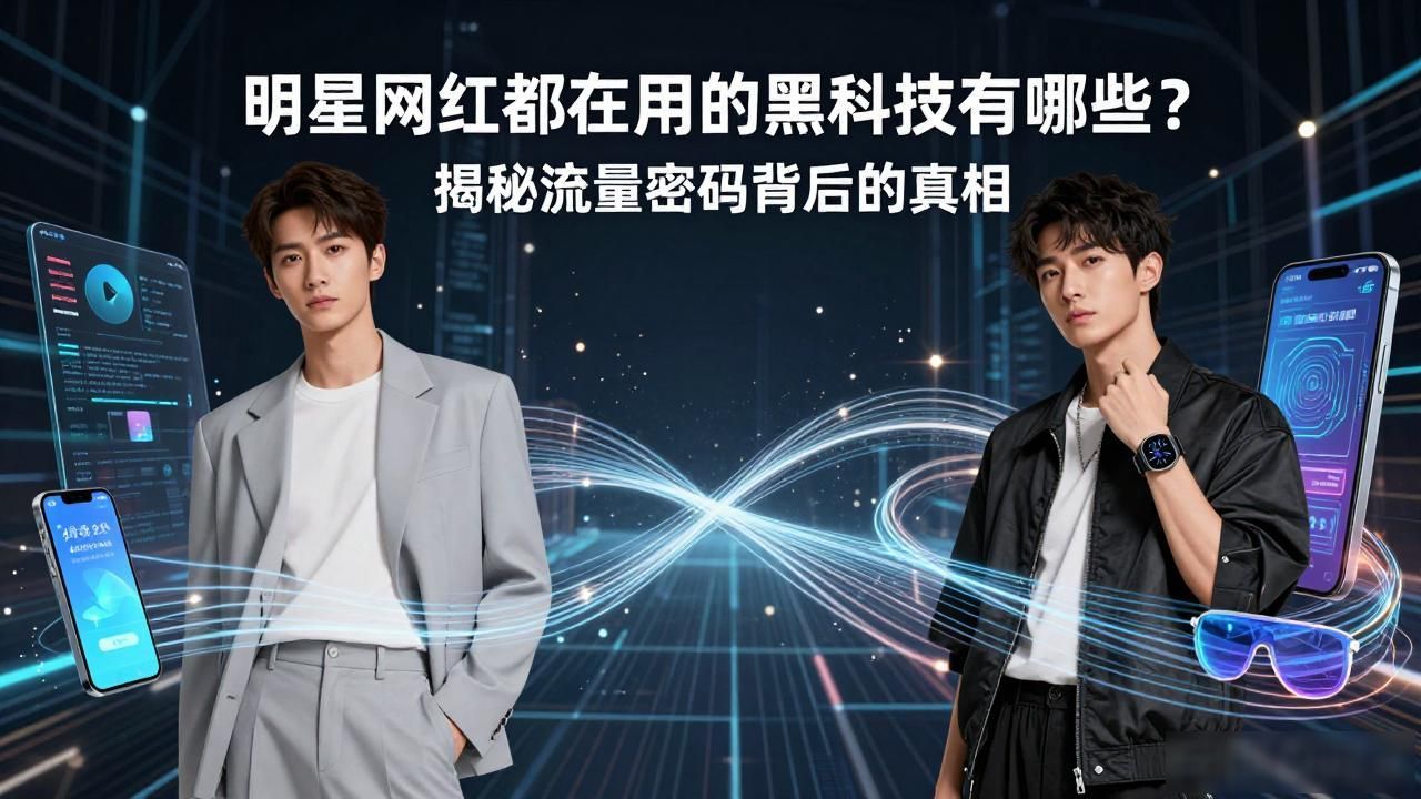 明星网红都在用的黑科技有哪些？揭秘流量密码背后的真相