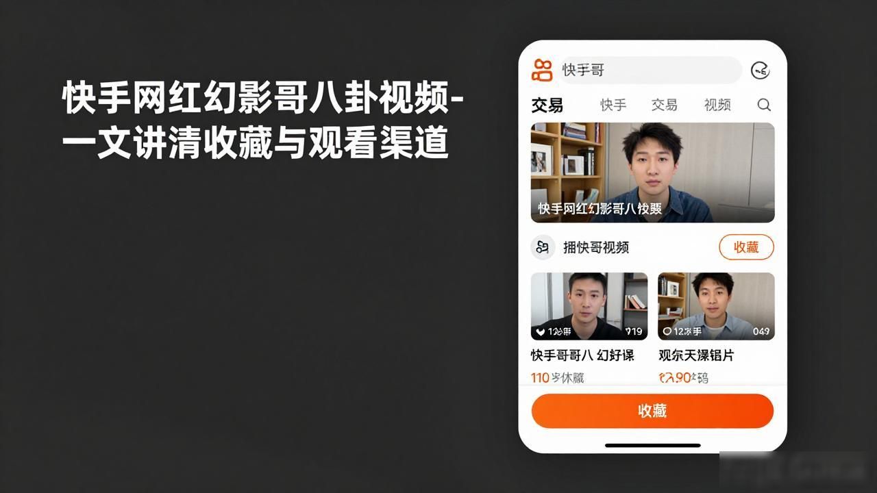 快手网红幻影哥八卦视频大全-一文讲清收藏与观看渠道